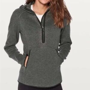 Lululemon Fleece and Thank You Charcoal Gray Women's Hoodie